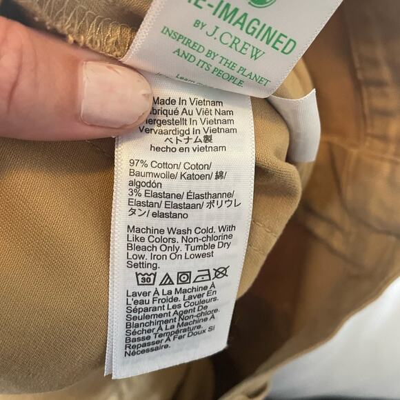 J Crew Sailor Slim Wide Leg Patch Pocket Pants - Picture 6 of 6